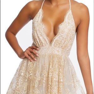 Sequin mini cocktail dress